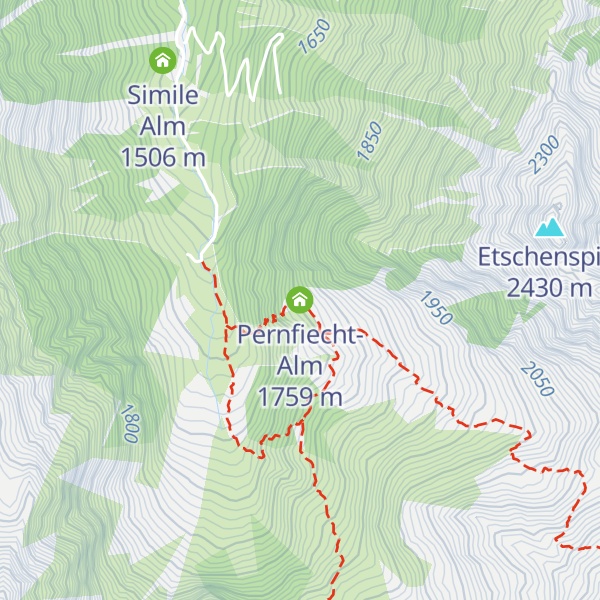 Map of Pernfiecht-Alm