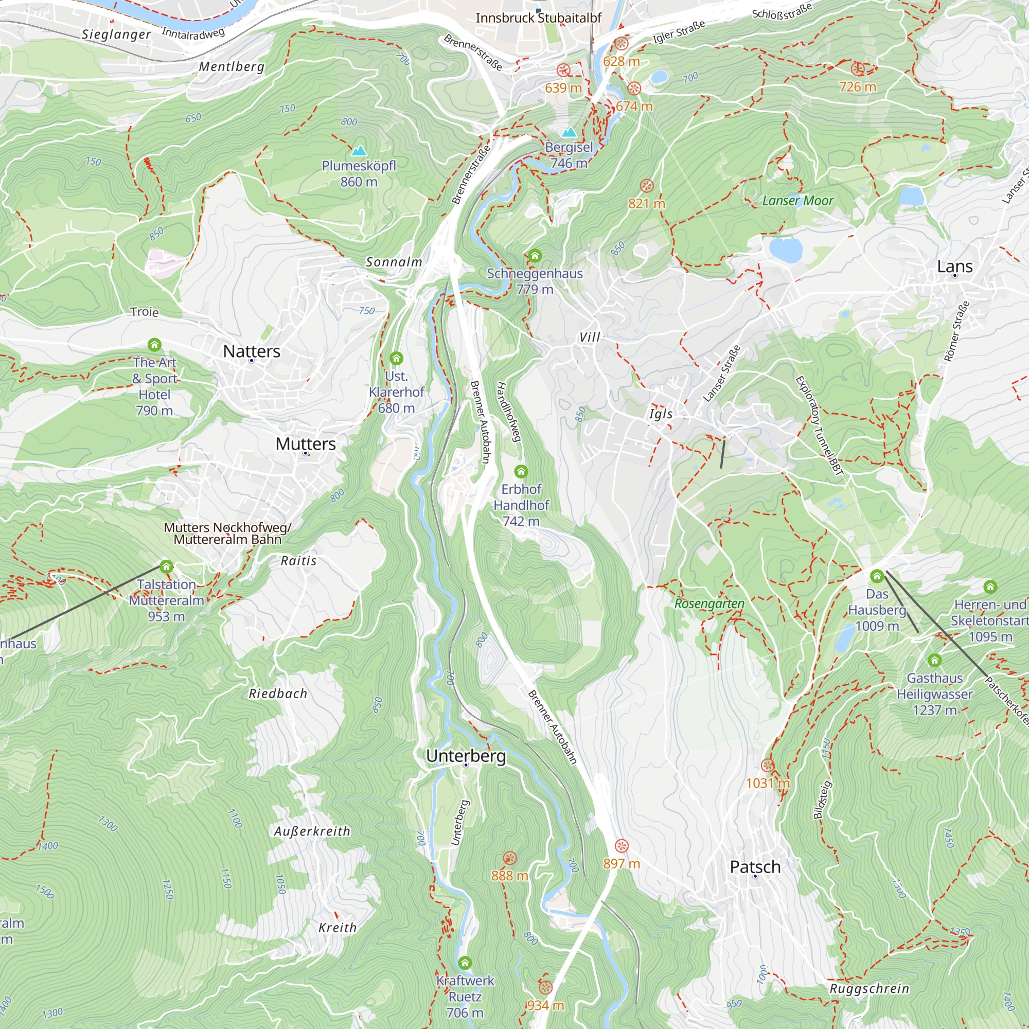Mechanische Abfallsortieranlage Ahrental map