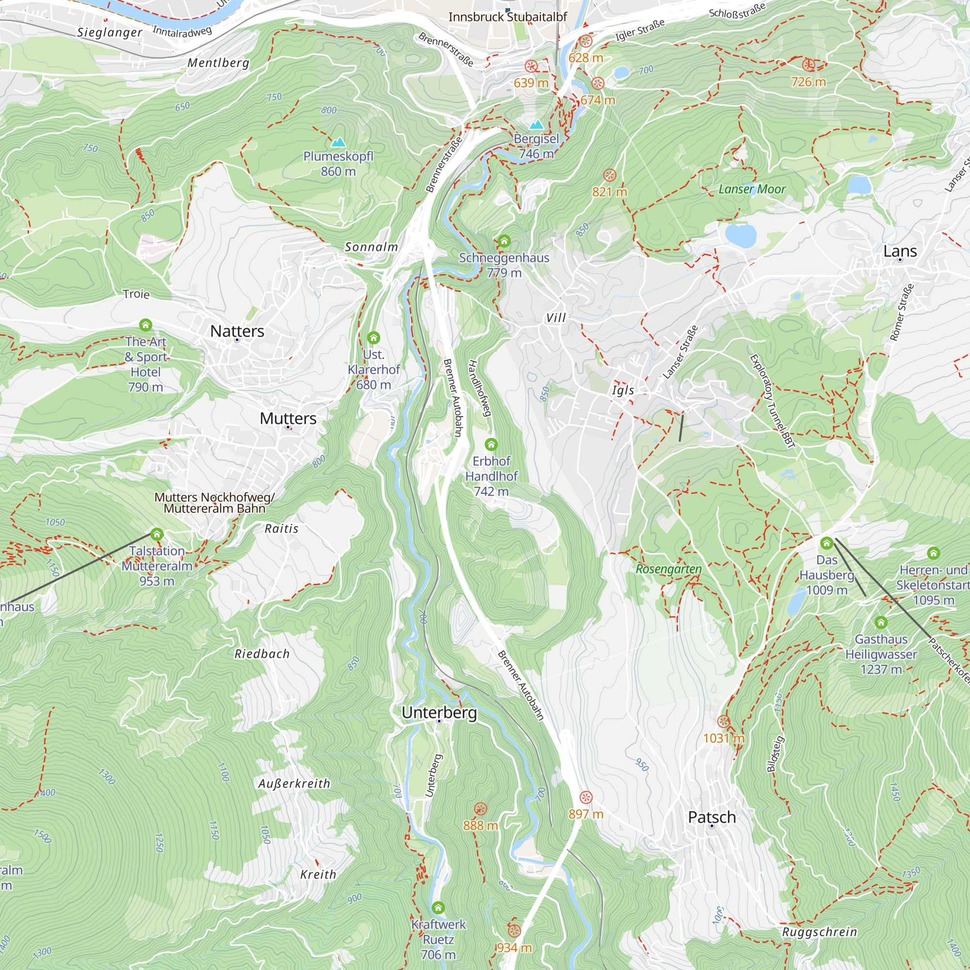 Mechanische Abfallsortieranlage Ahrental map