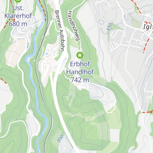 Map of Mechanische Abfallsortieranlage Ahrental