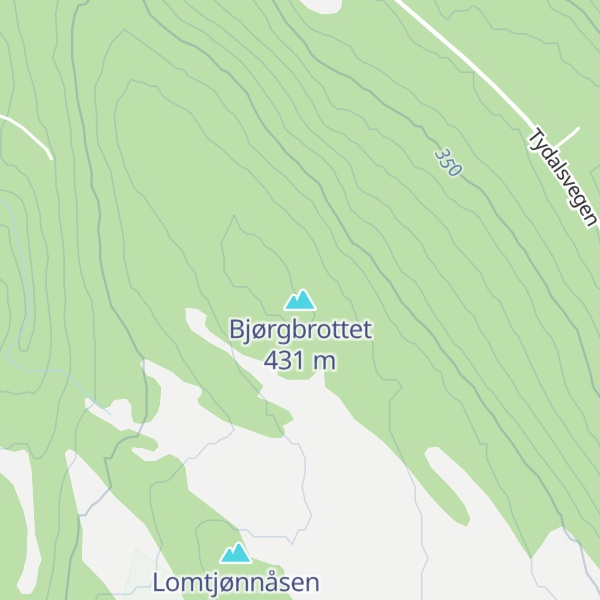 Map of Bjørgbrottet