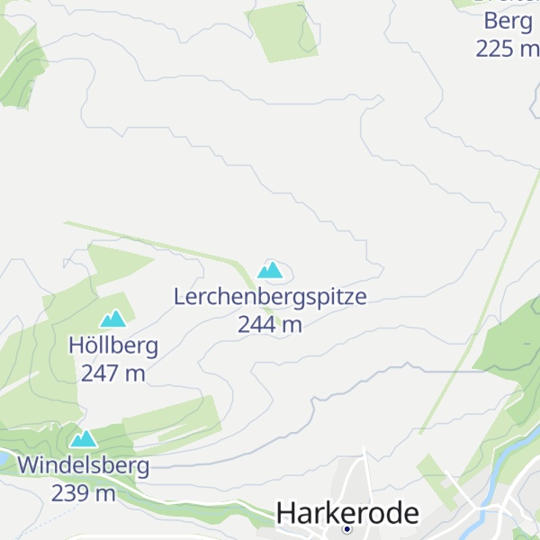 Map of Lerchenbergspitze