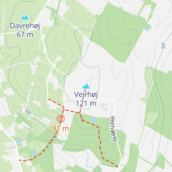 Map of Vejrhøj