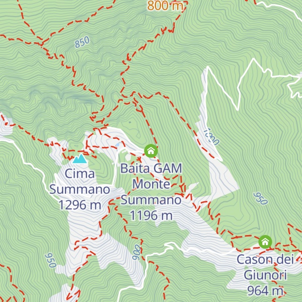 Map of Baita GAM Monte Summano