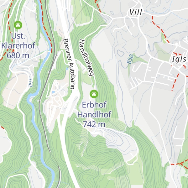 Map of Erbhof Handlhof