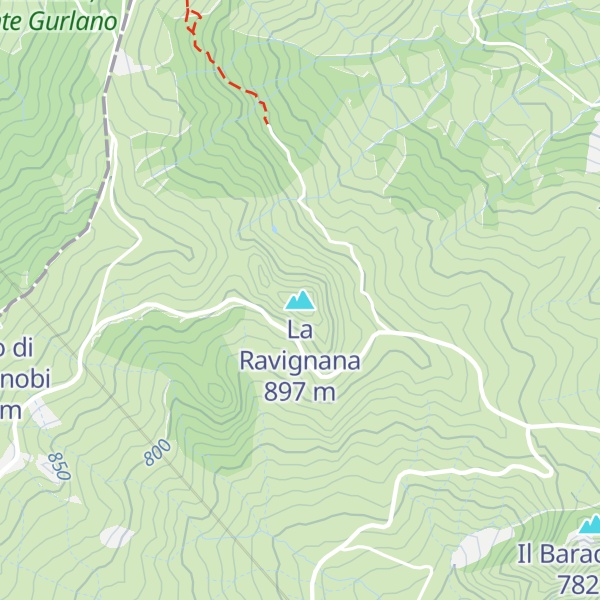 Map of La Ravignana
