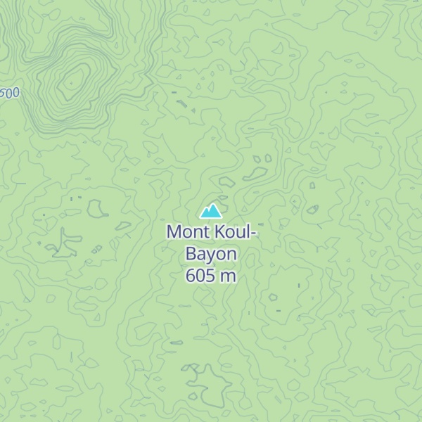 Map of Mont Koul-Bayon