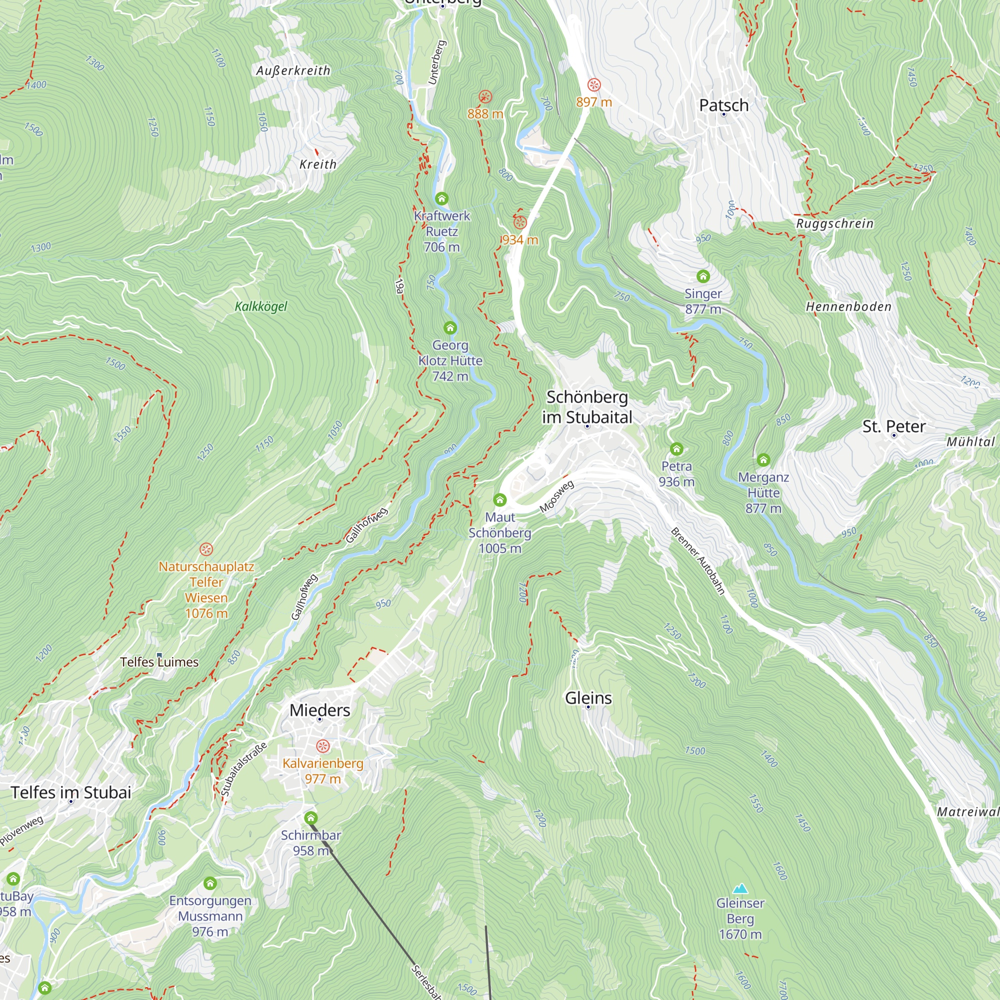 Maut Schönberg map
