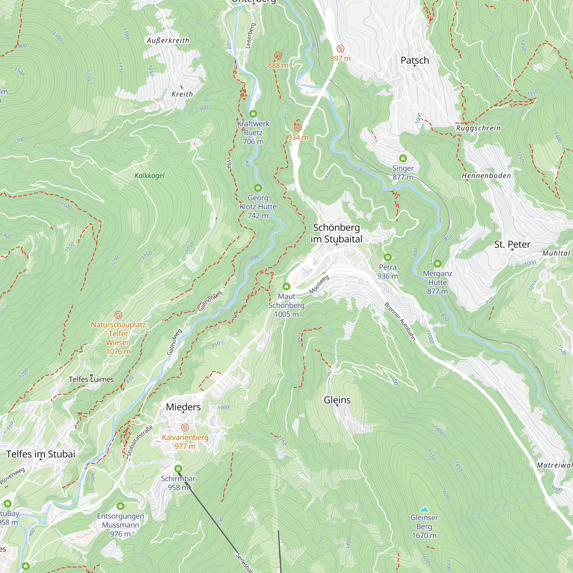 Maut Schönberg map