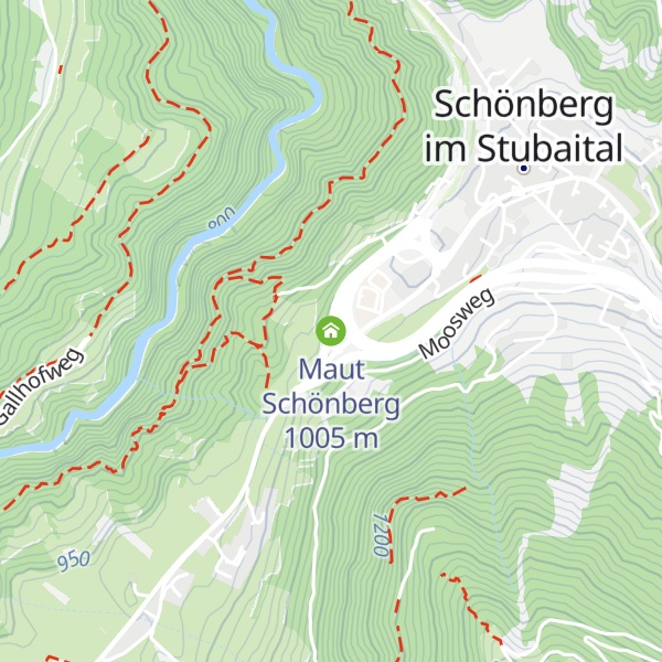 Map of Maut Schönberg