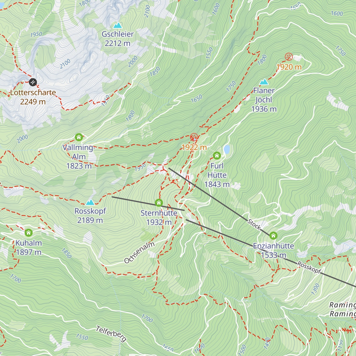 Panoramarestaurant Sterzingerhaus map