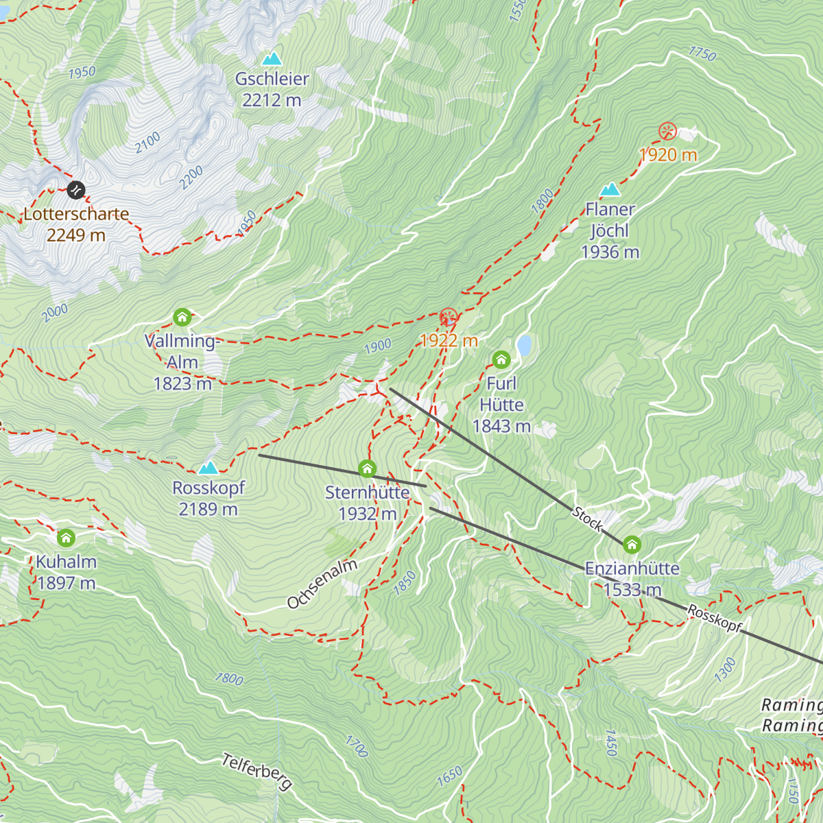 Panoramarestaurant Sterzingerhaus map