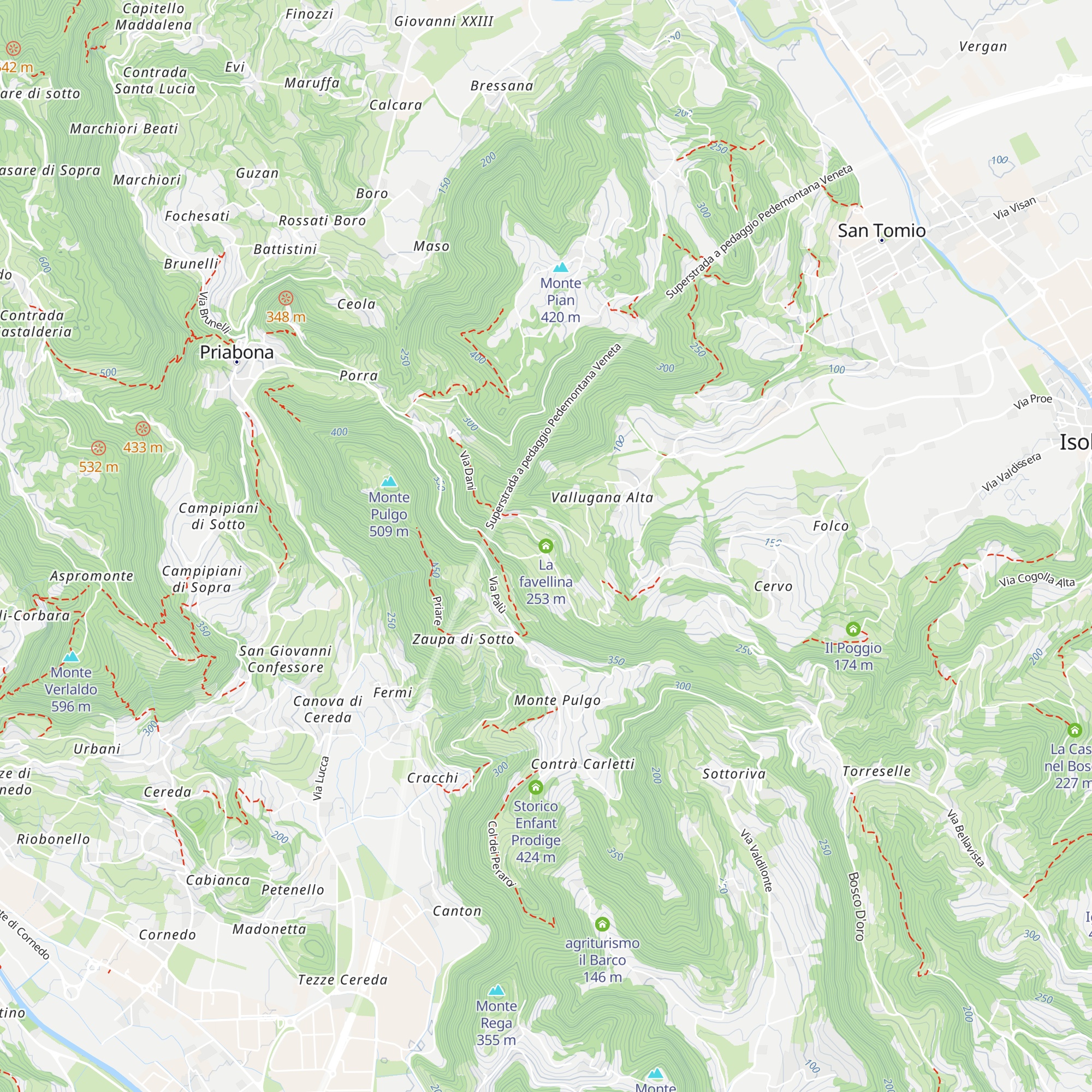 La favellina map