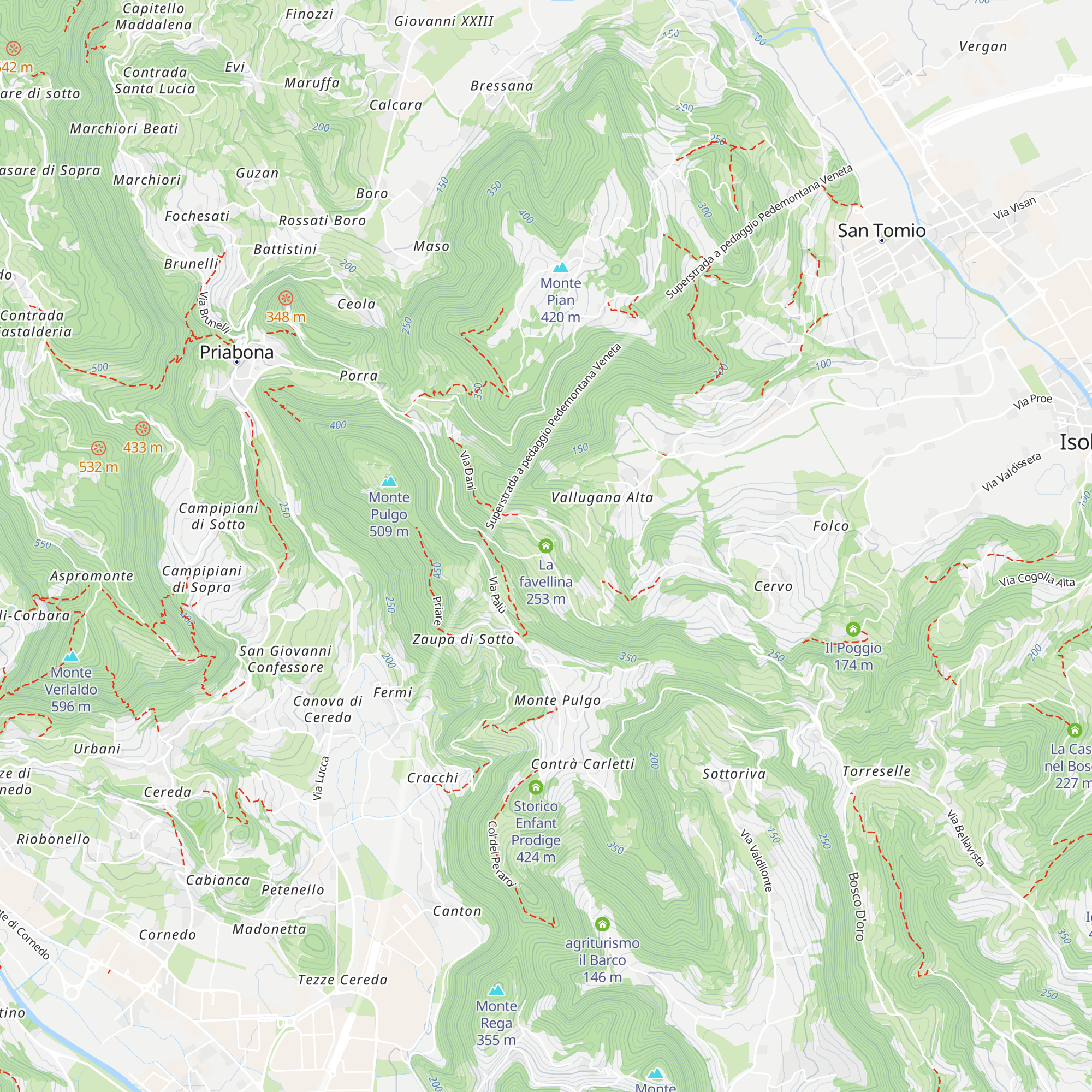 La favellina map