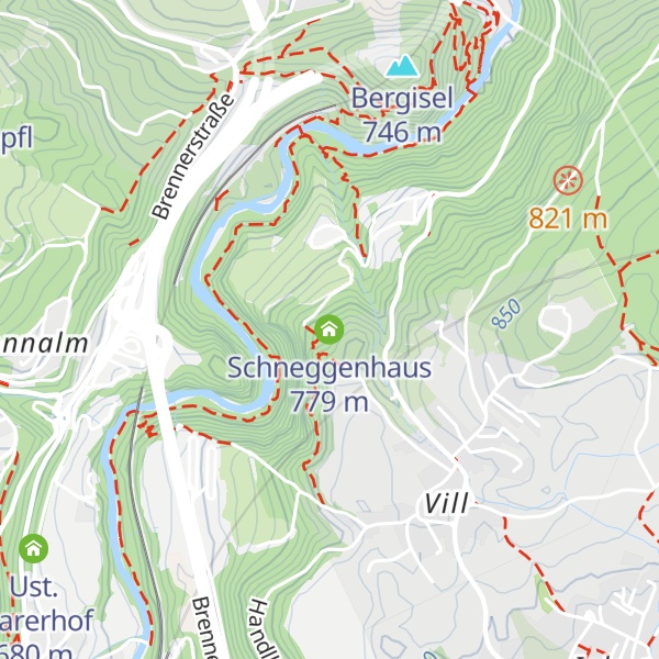 Map of Schneggenhaus