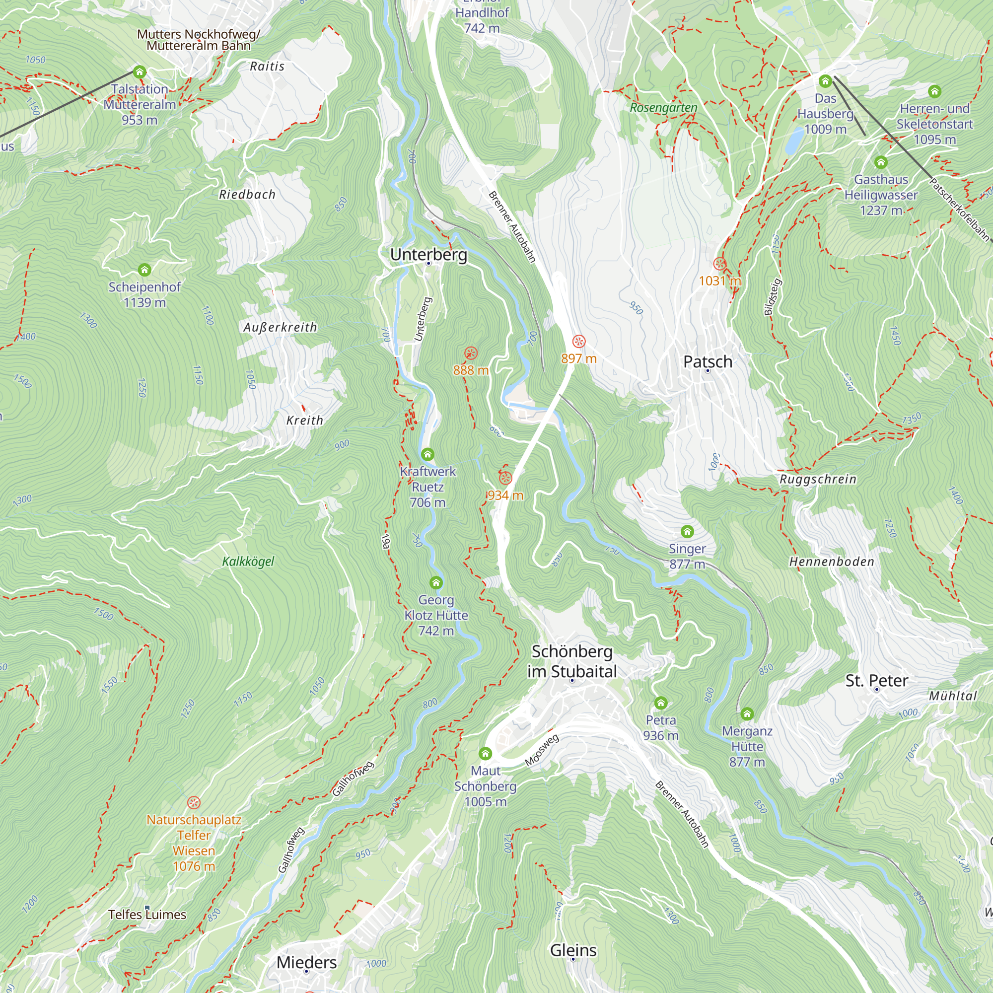 Raststätte Lanz map