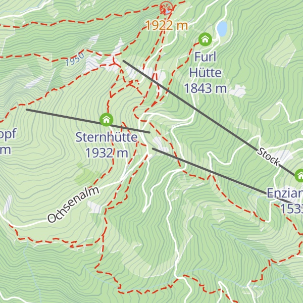 Map of Bergrestaurant Roßstodl