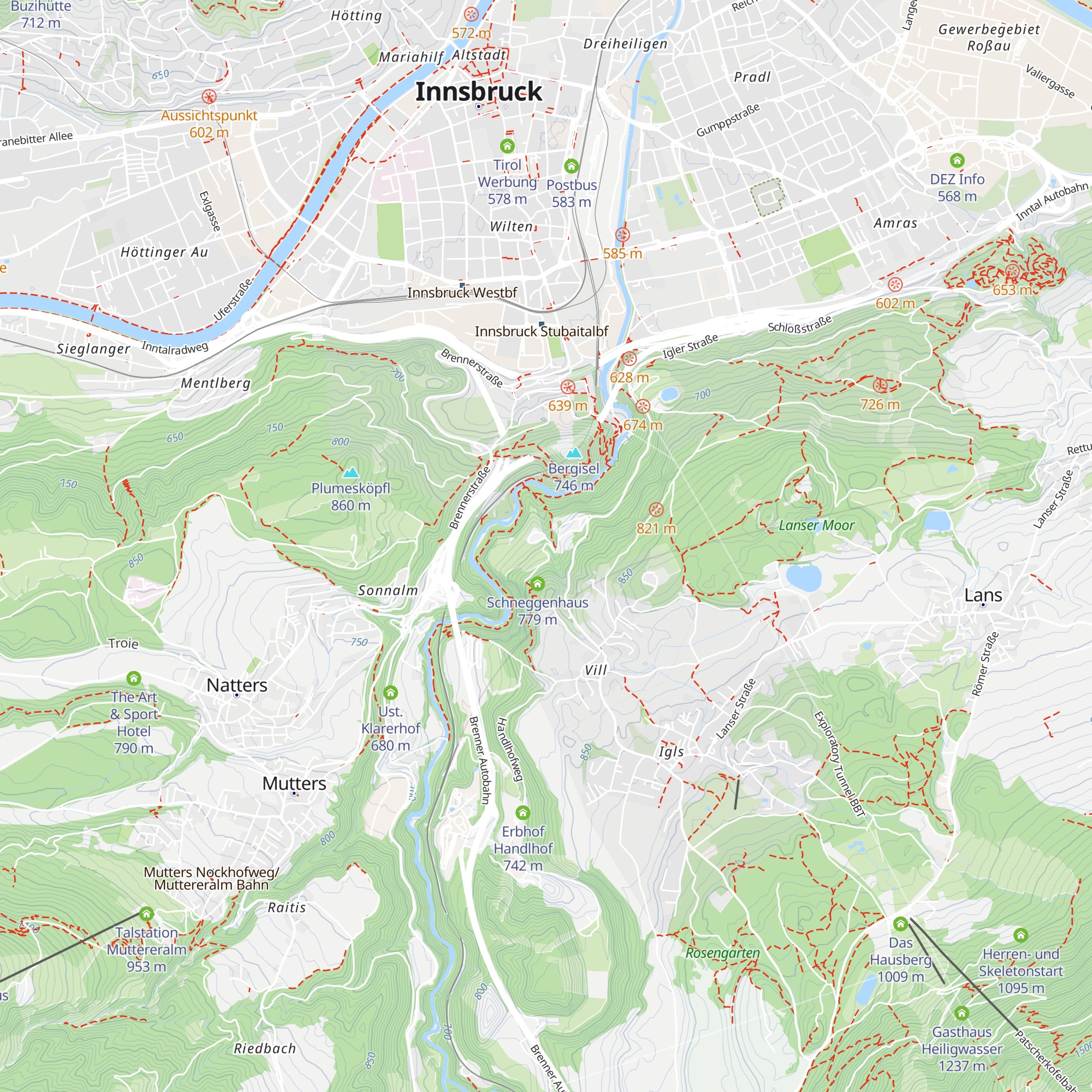 Probsthütt'n map