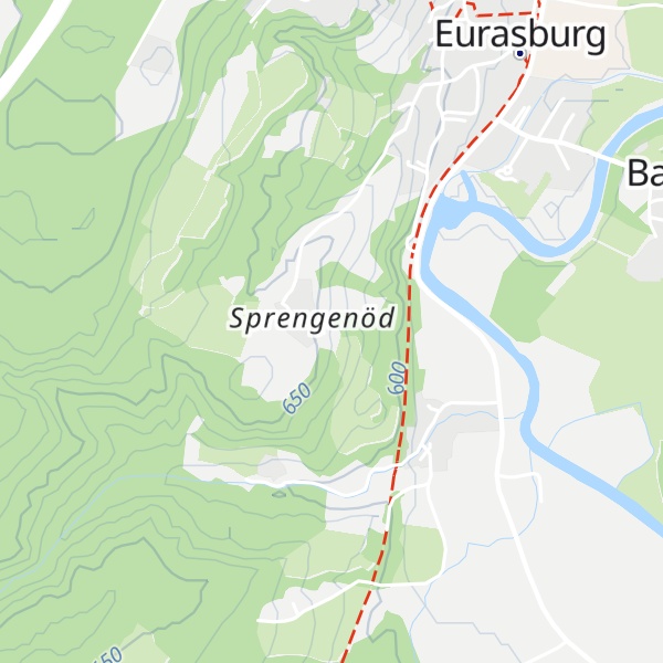 Map of Sprengenöder Alm