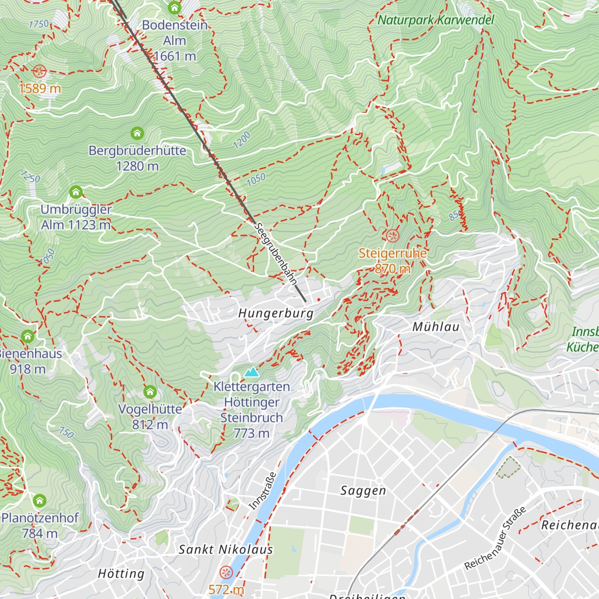 Cafe Pension Alpina map