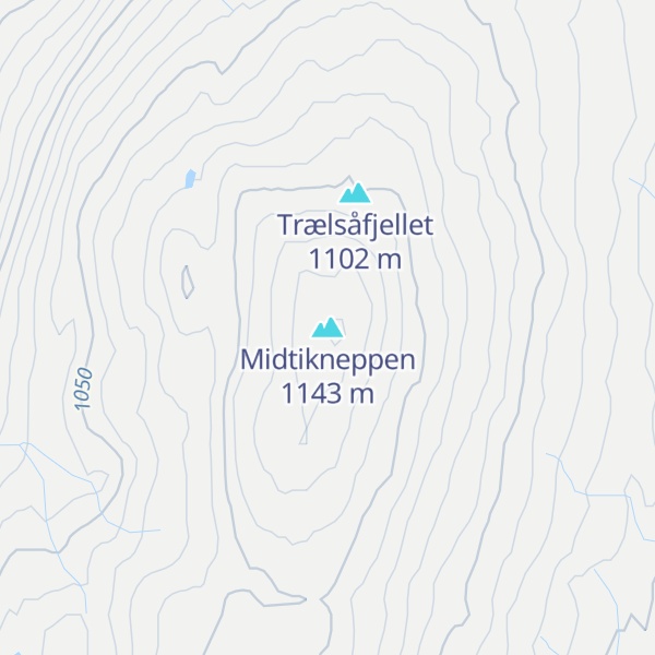 Map of Midtikneppen