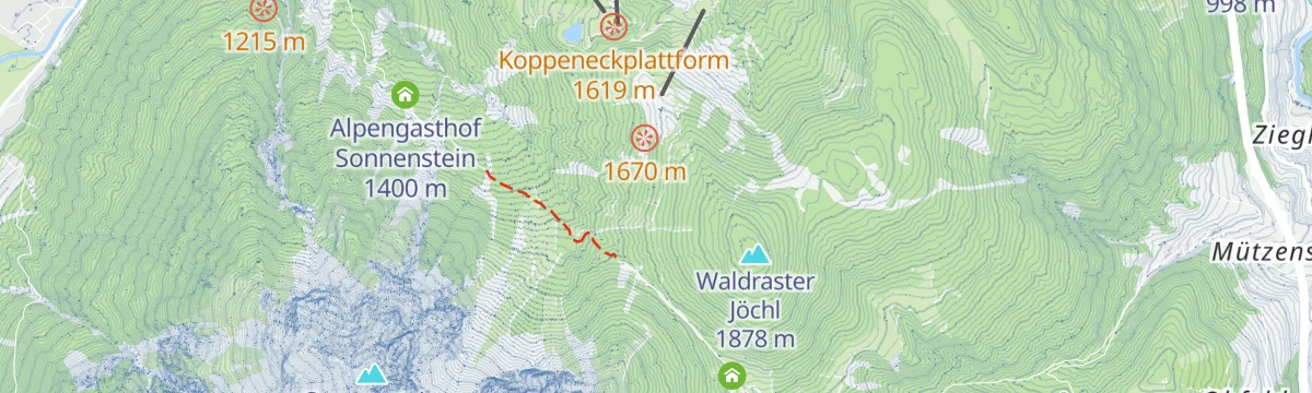 Maria Waldrast: Bergstation Koppeneck - Maria Waldrast