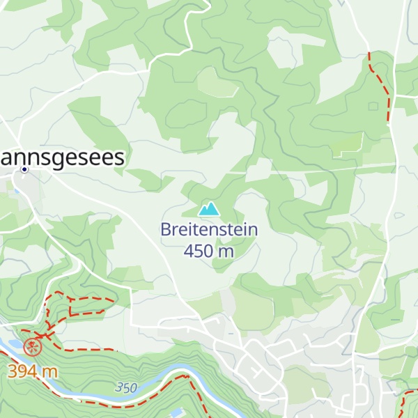 Map of Breitenstein