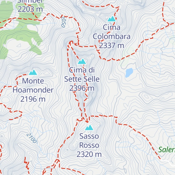 Map of Sasso Rotto