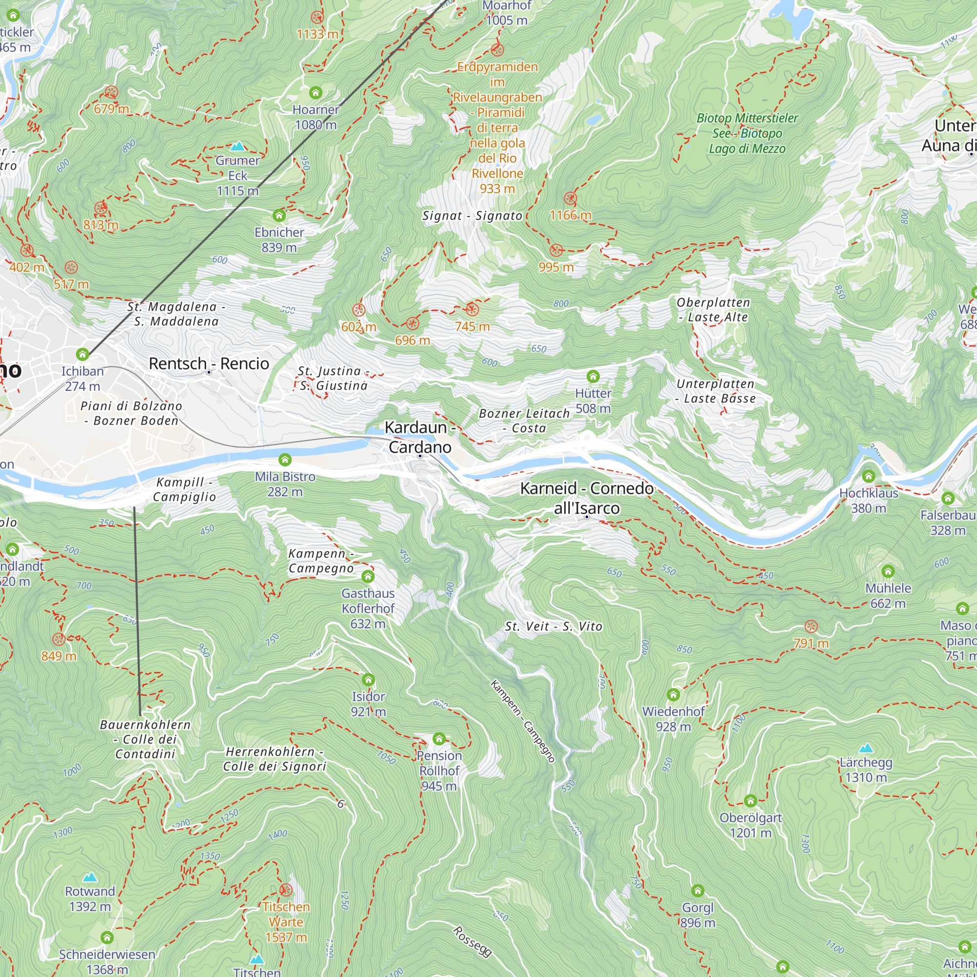 Bar Restaurant Gitzl map