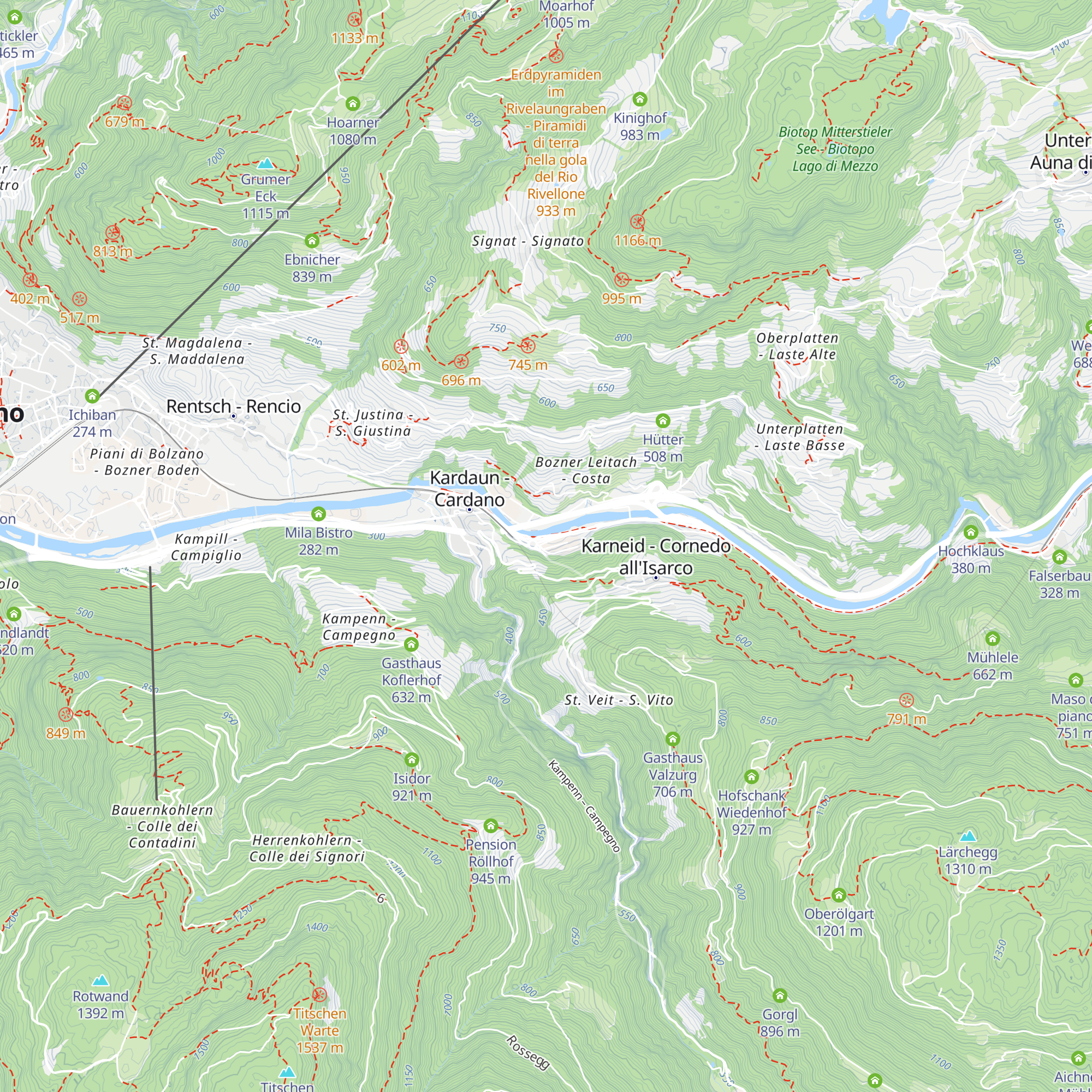 Bar Restaurant Gitzl map