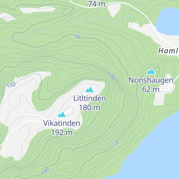 Map of Litltinden