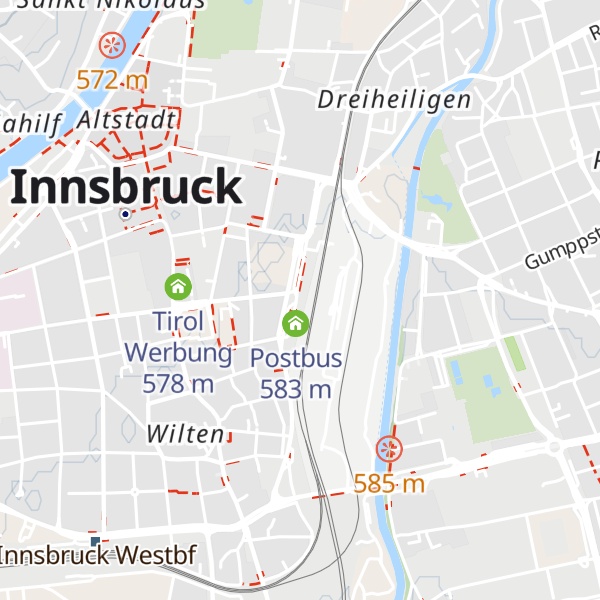 Map of BBT Brenner Basistunnel Showroom