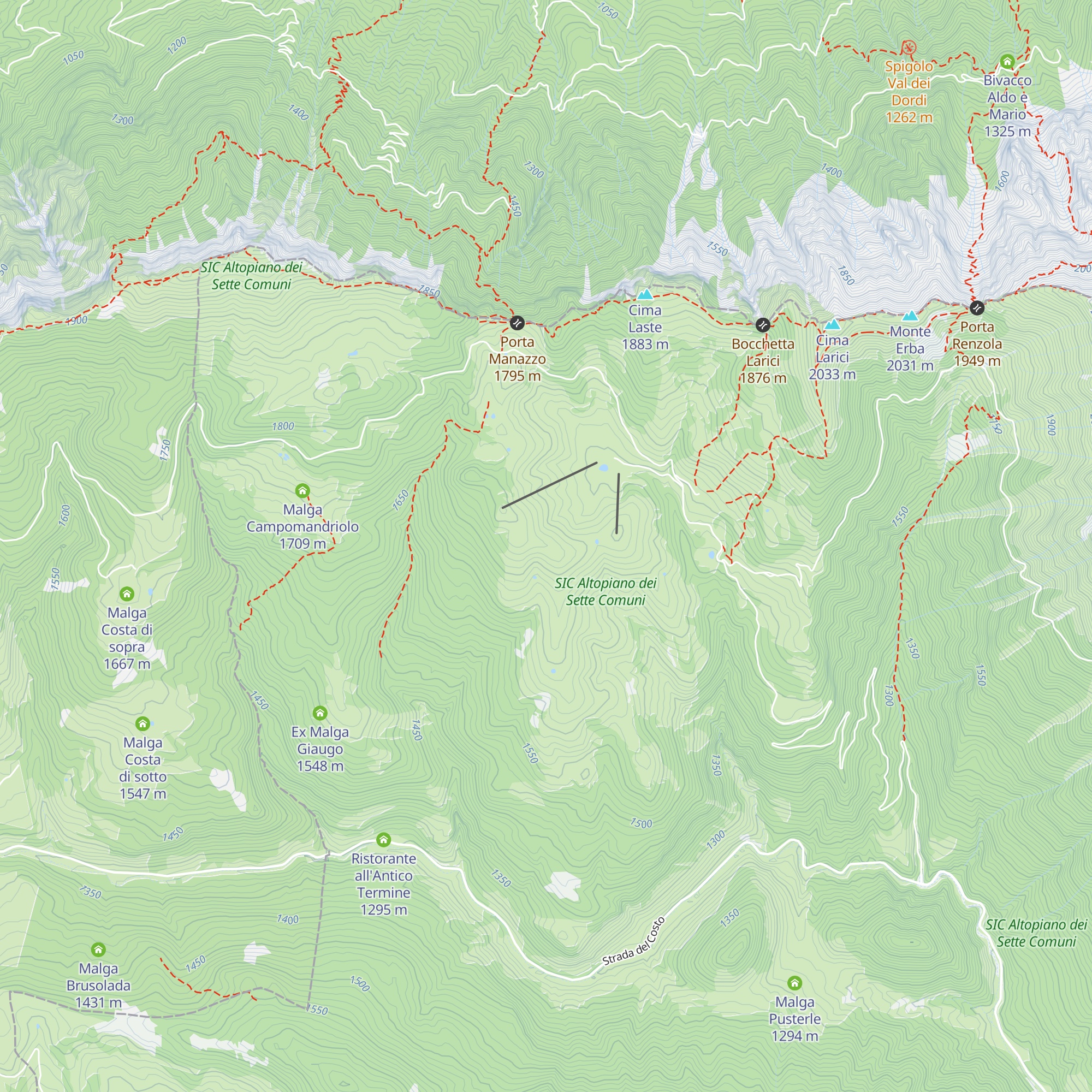 Malga Dosso di Sopra map