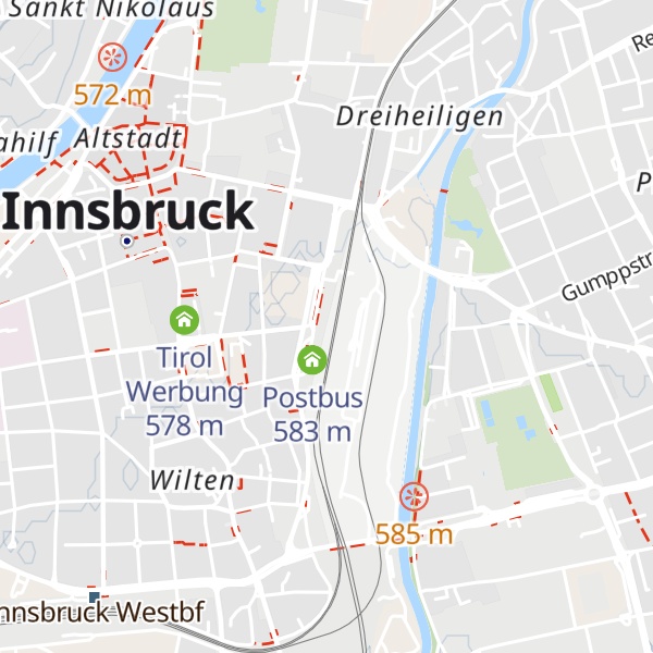 Map of ÖBB Reisezentrum
