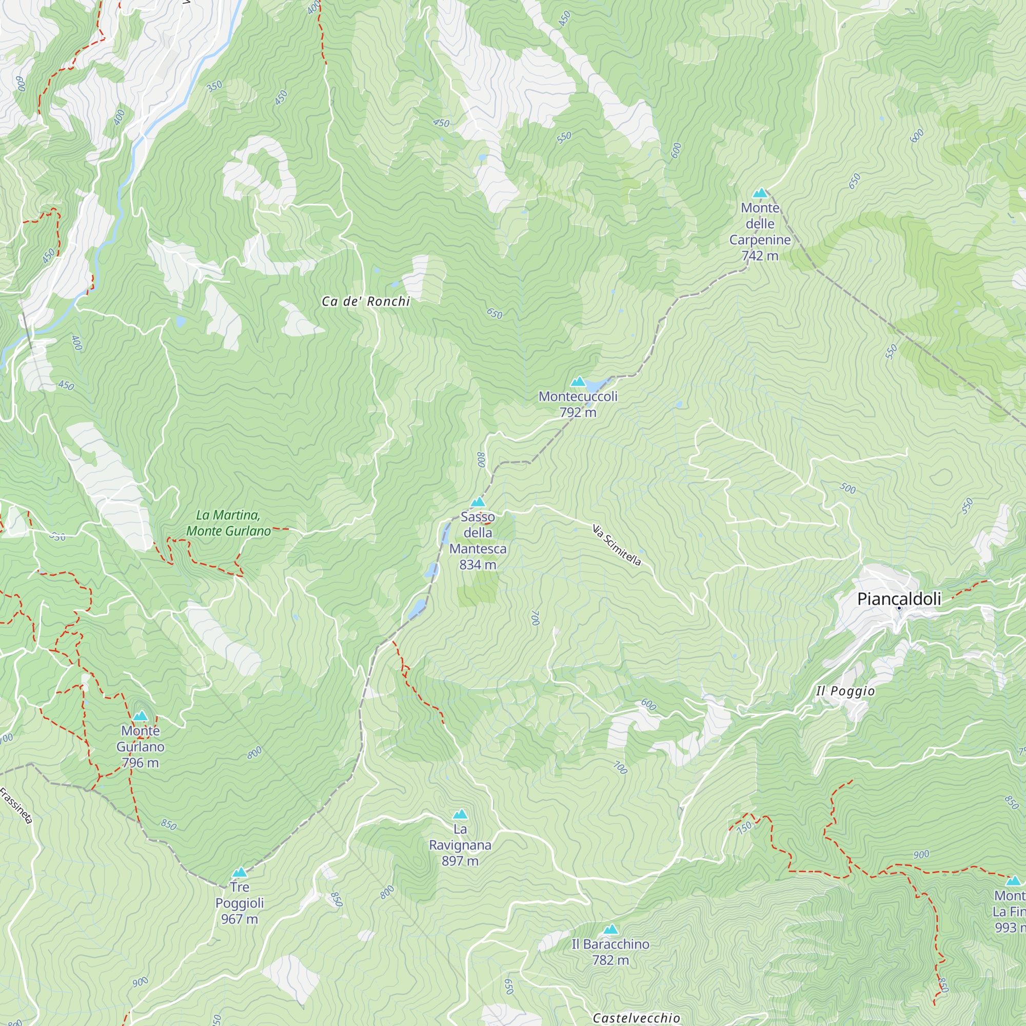 Capanna di caccia map