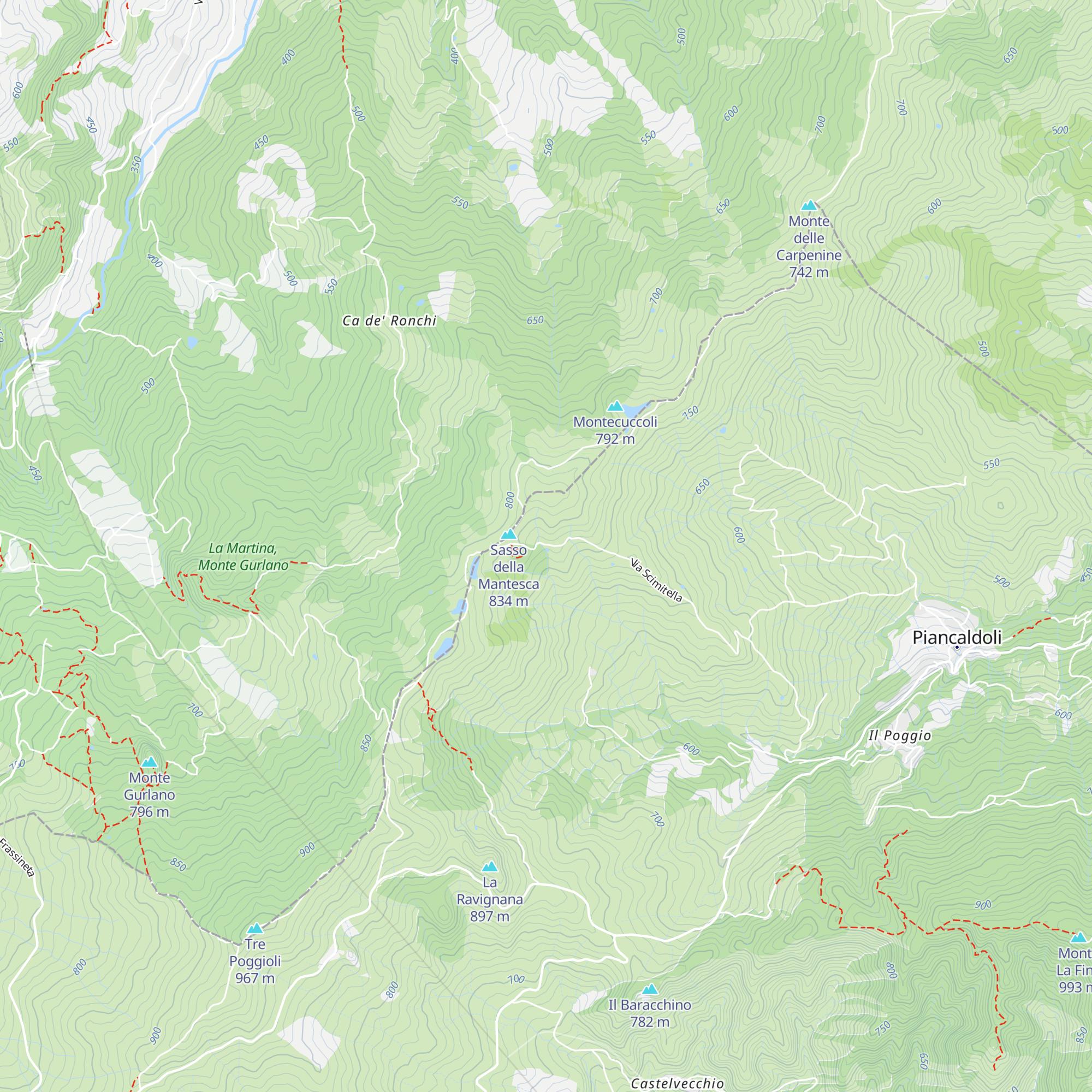 Capanna di caccia map