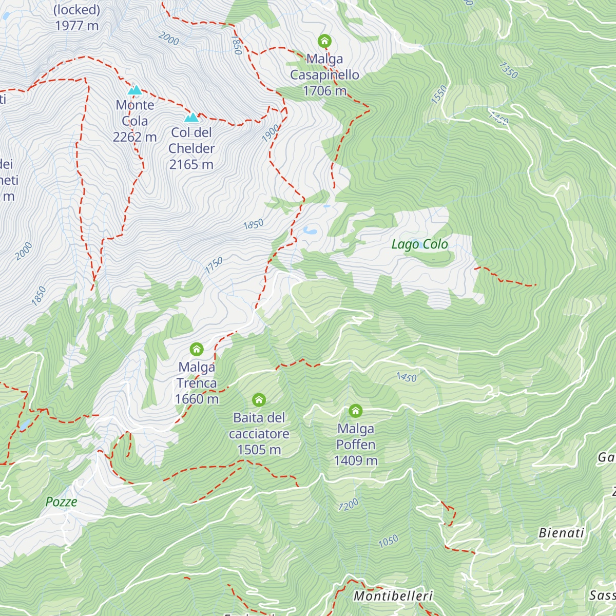 Agritur Paradiso map