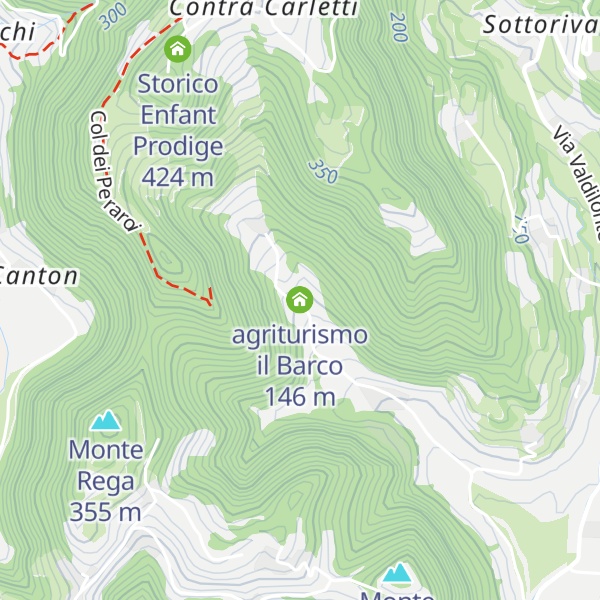 Map of agriturismo il Barco