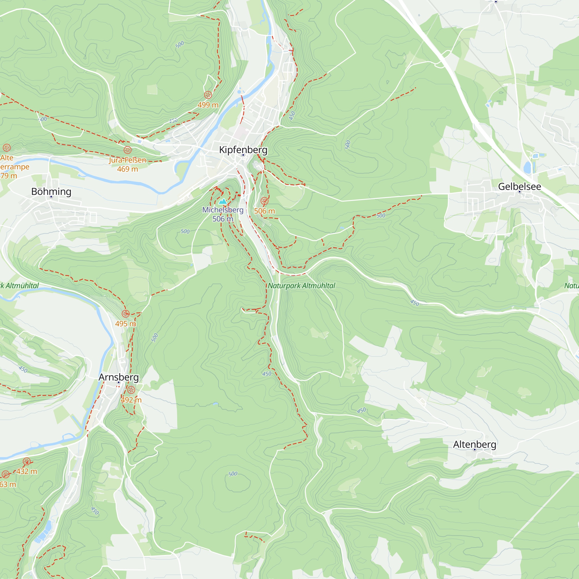 Sörgelhütte map