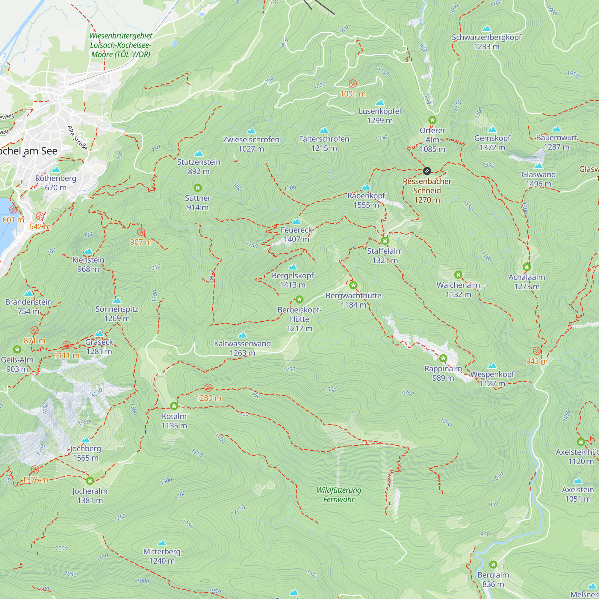 Bergelskopf-Hütte map