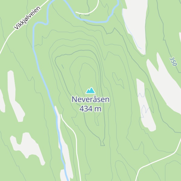 Map of Neveråsen