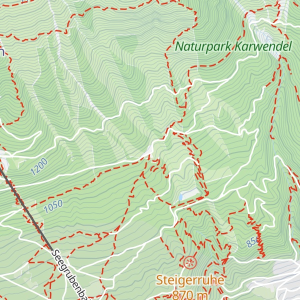 Map of Arzler Alm