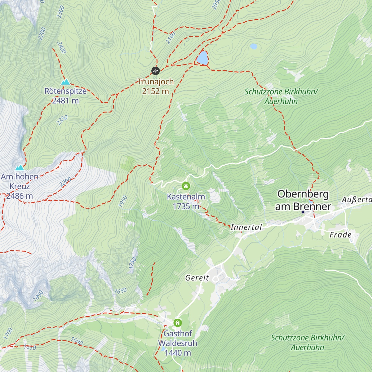 Kastenalm map
