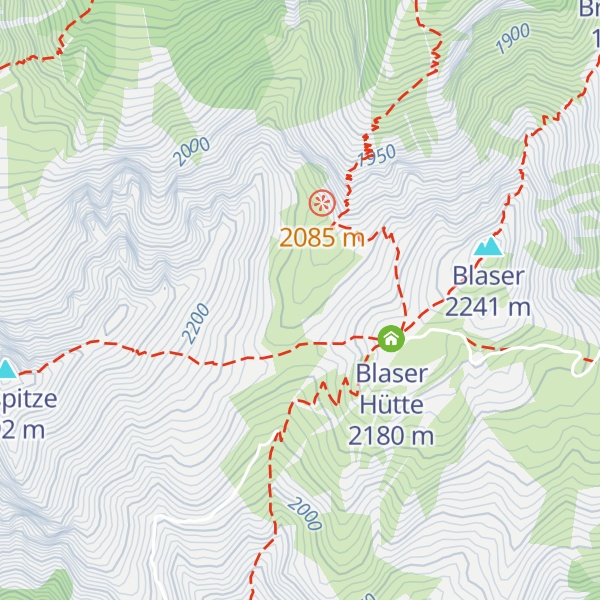 Map of AV Wetterschutzhütte
