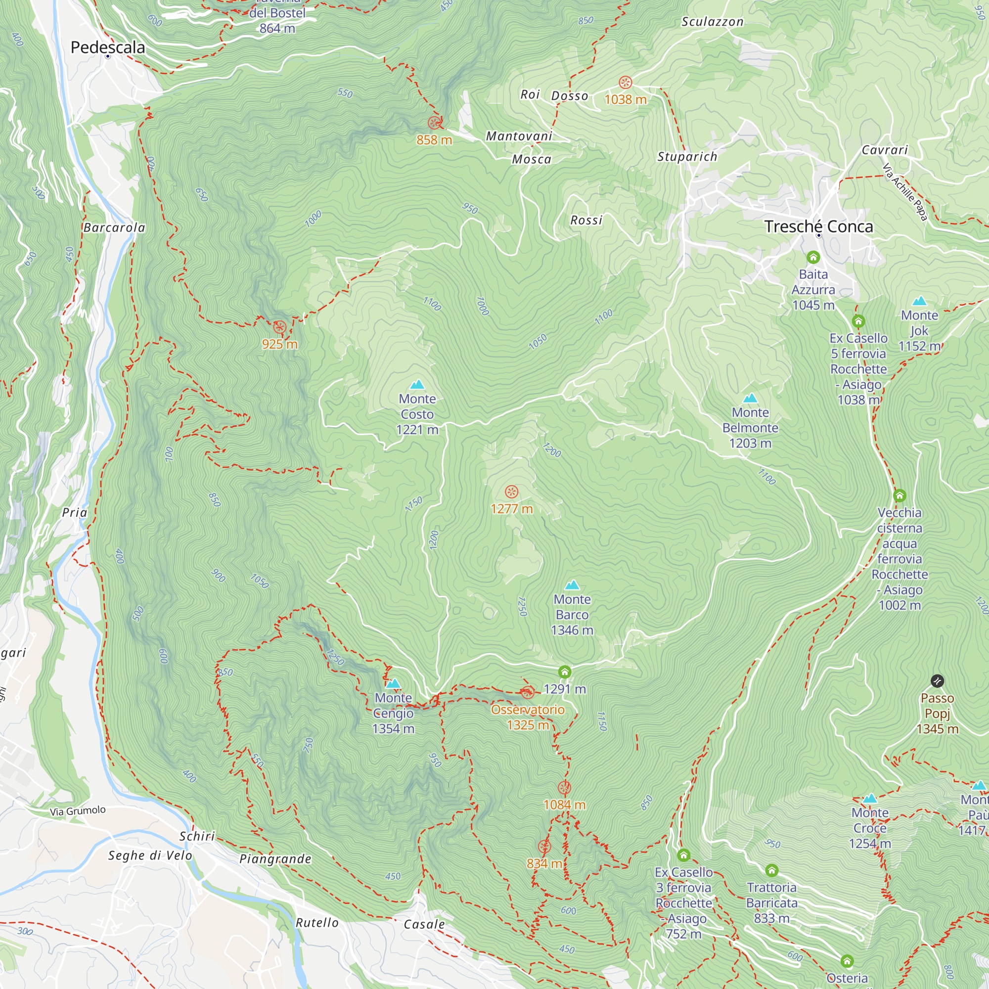 Malga di Barco map
