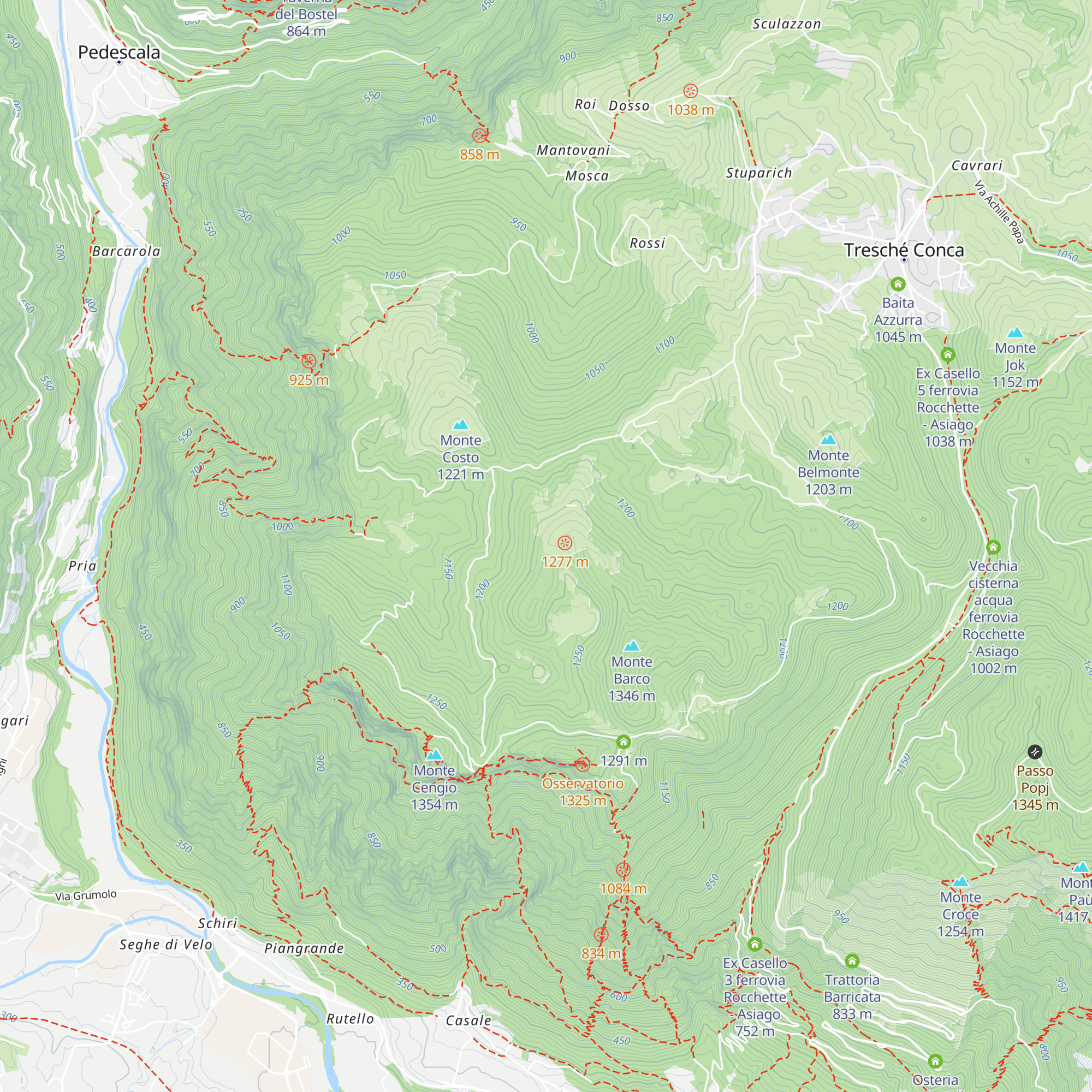 Malga di Barco map