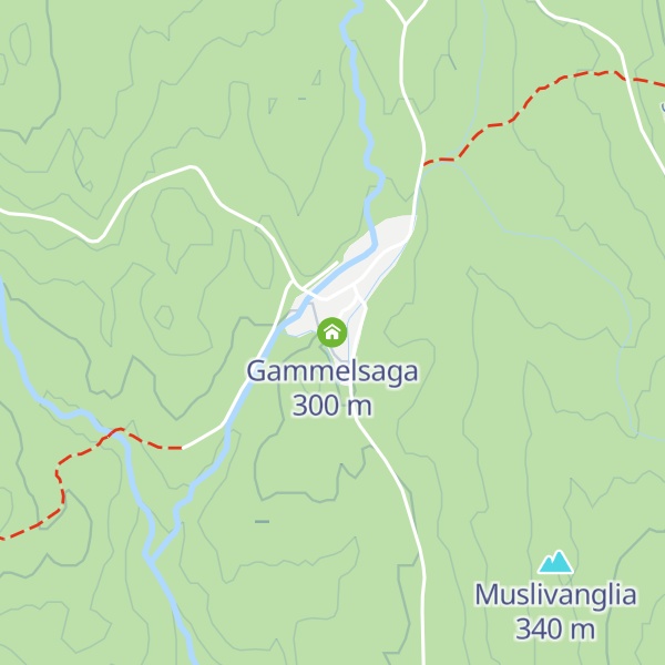 Map of Gammelsaga