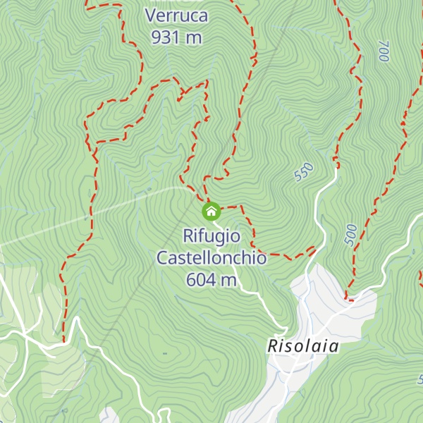 Map of Rifugio Castellonchio