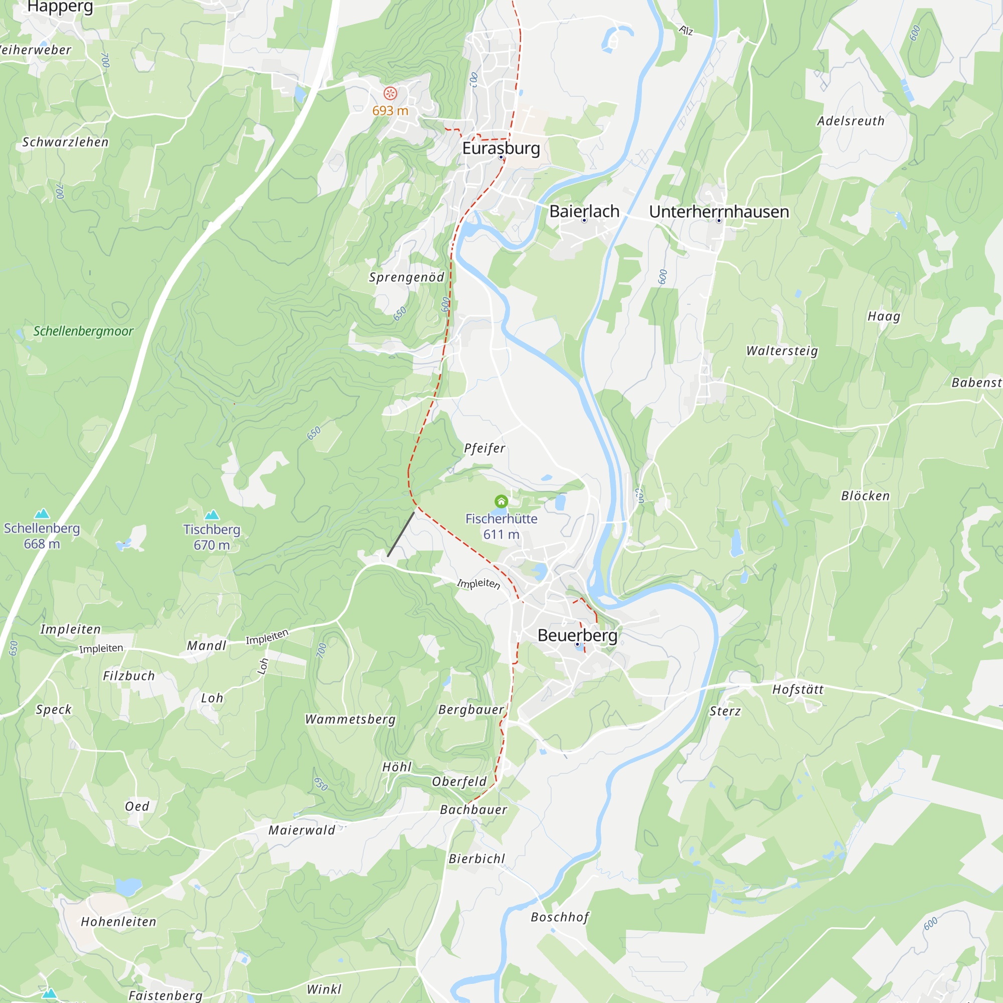 Fischerhütte map