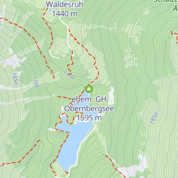 Map of ehem. GH Obernbergsee